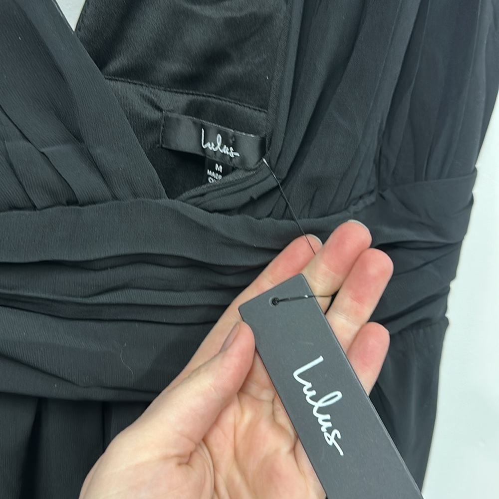 Lulus Divine Muse Black Wide-Leg Jumpsuit
New M - Picture 9 of 10